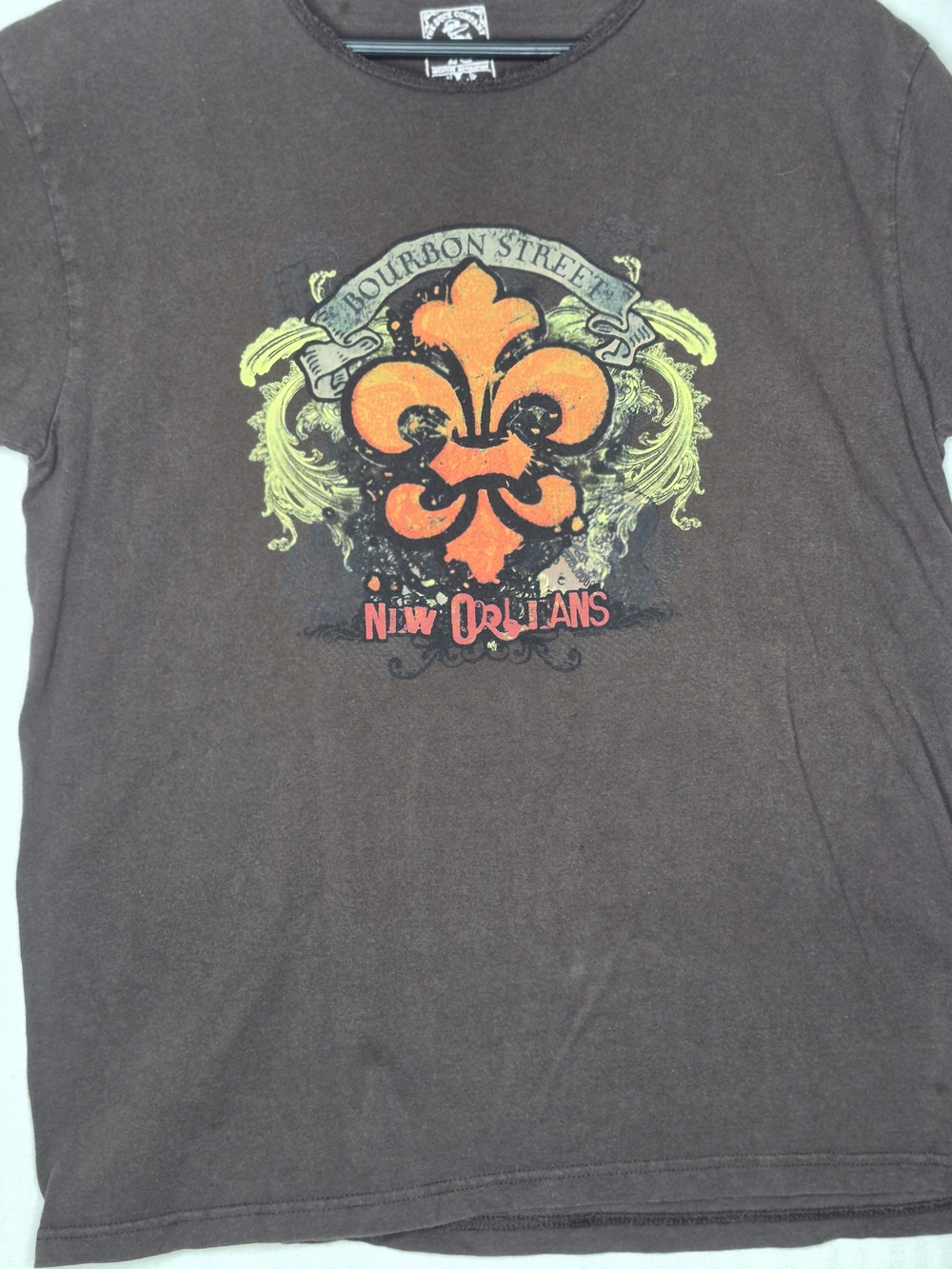 New Orleans Fleur-de-Lis Graphic Tee - Brown